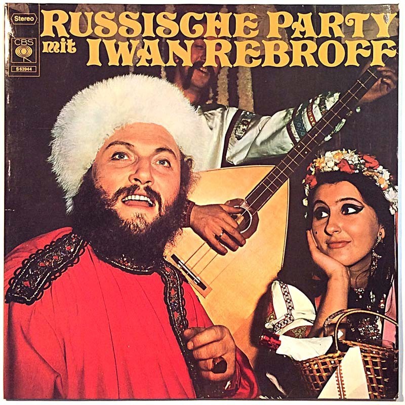 Rebroff Iwan: Russische Party  kansi EX levy EX Käytetty LP