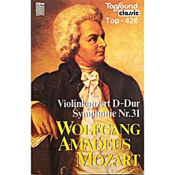 Mozart Wolfgang Amadeus : Violinkonzer D-Dur - käytetty kasetti