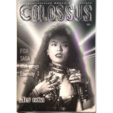 Colossus progelehti 1999 1 Ars Nova, Fish, Saga, USA-proge aikakauslehti