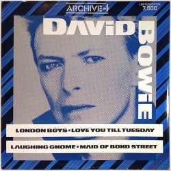 Bowie David: Archive4 London Boys 12-inch maxi  kansi EX levy EX Käytetty LP