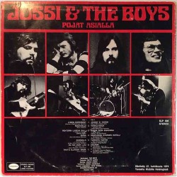 Jussi & The Boys: Pojat asialla  kansi VG- levy EX- Käytetty LP