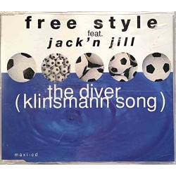 Free Style feat. Jack'n Jill: The Diver (Klinsmann Song) cd-maxi  kansi EX levy EX Käytetty CD