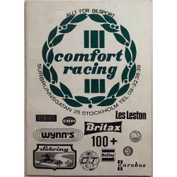 Comfort Racing tuoteluettelo : Allt för bilsport - Printed matter