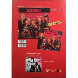 Scorpions 1992  Living for tomorrow kampanjaesite Painotuote