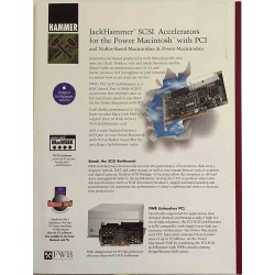 JackHammer SCSI Accelerator : with PCI and NuBus-based Macintoshes - Printed matter