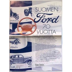 Suomen Ford 70 vuotta 1996  asiakaslehti Painotuote