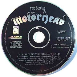 Motörhead 1979-86 CTVCD 125 Best Of All Aces + Muggers Tapes 2CD CD no sleeve