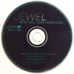Jewel: Who Will Save Your Soul cd-single  kansi Ei kuvakantta levy EX kanneton CD