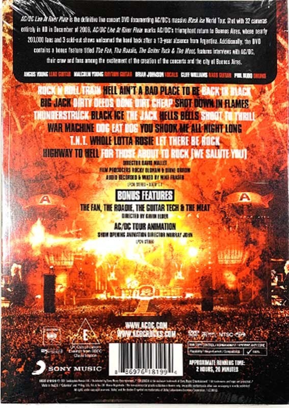 Ac Dc Live At River Plate Full Concert Dvd DVD - AC/DC Live At River Plate - DVD