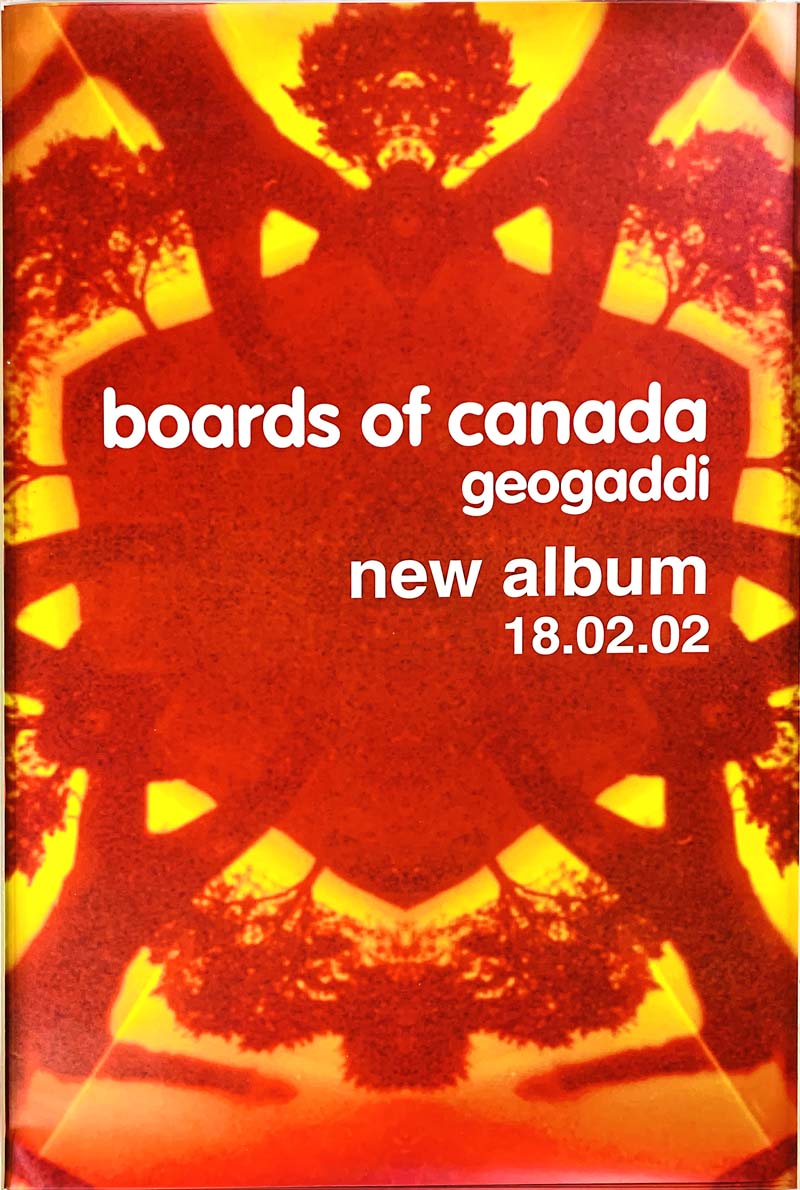 Boards of Canada Geogaddi Promo poster 51cm x 76cm poster