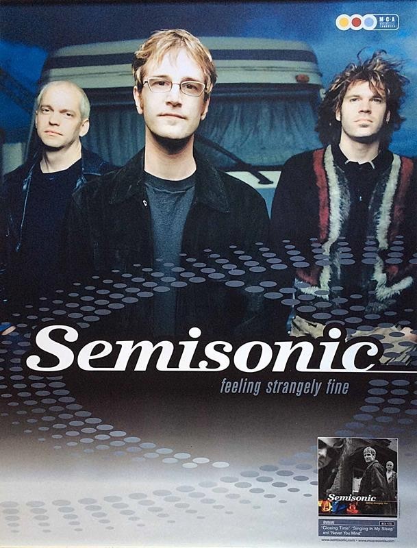Semisonic Graphics Band Semisonic Feeling Strangely Fine